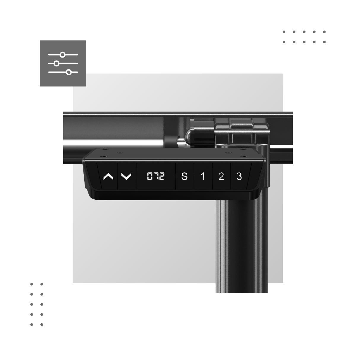 LED-Bedienfeld mit Einstellspeicher