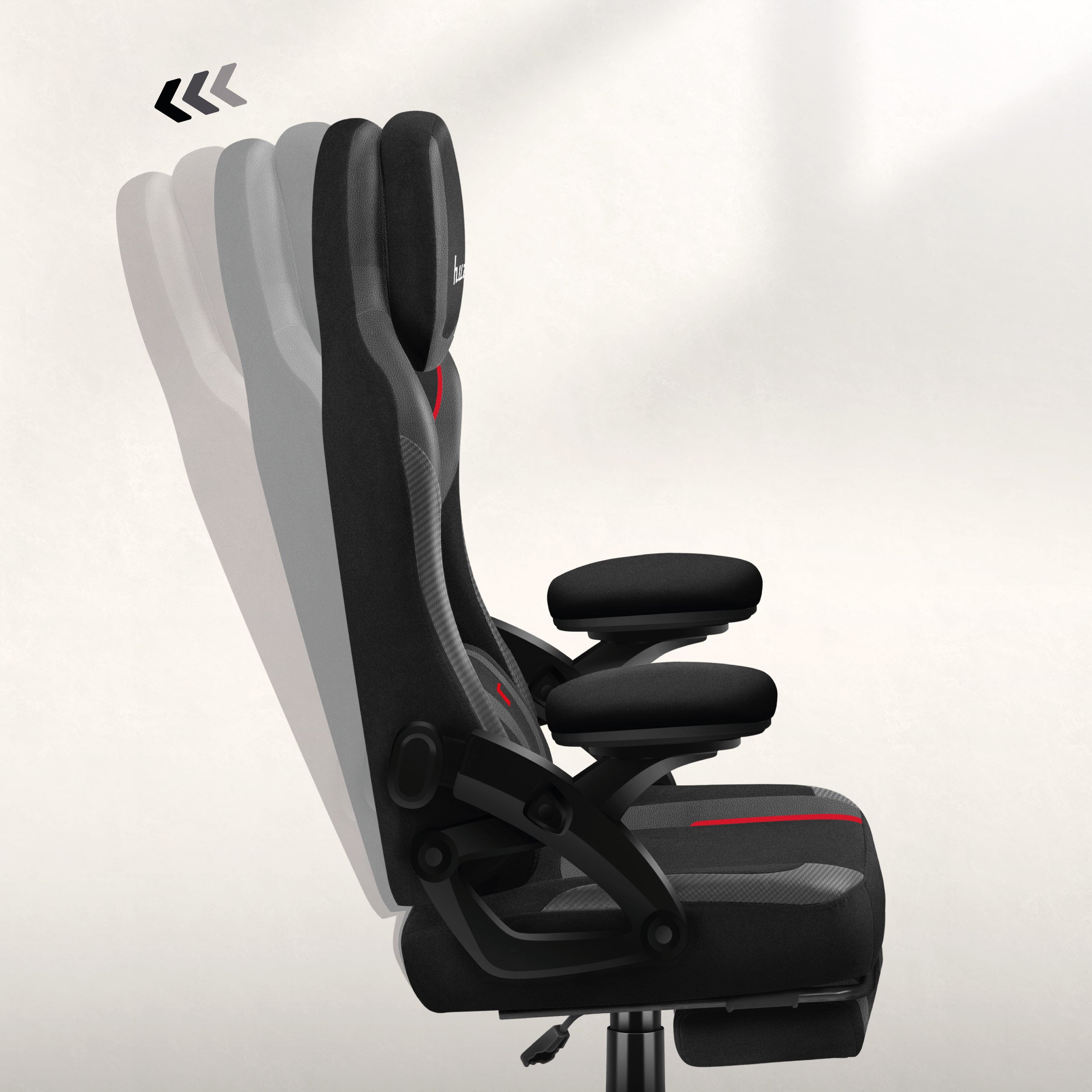 Rückenlehne mit Schaukelfähigkeit