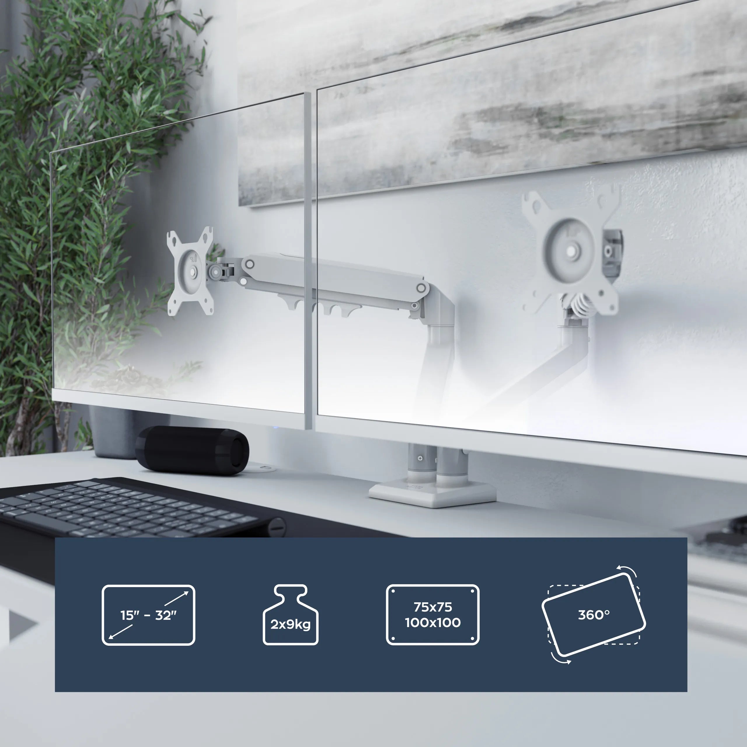 VESA 75x75/100x100 Kompatibilität