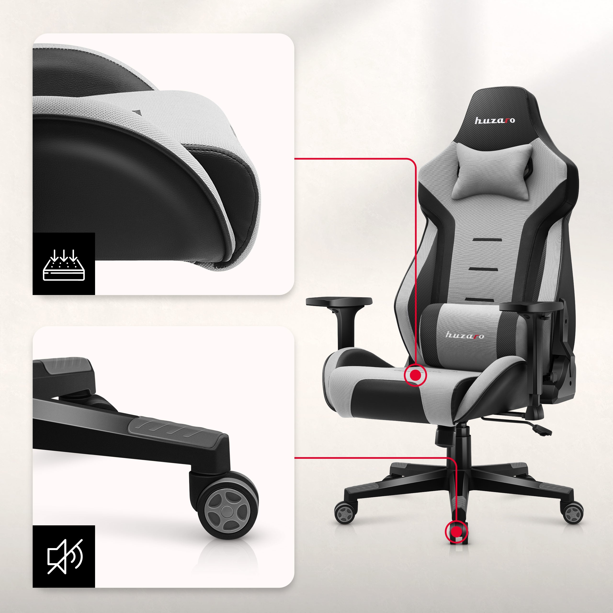 Sitz und Rückenlehne verformungsbeständig