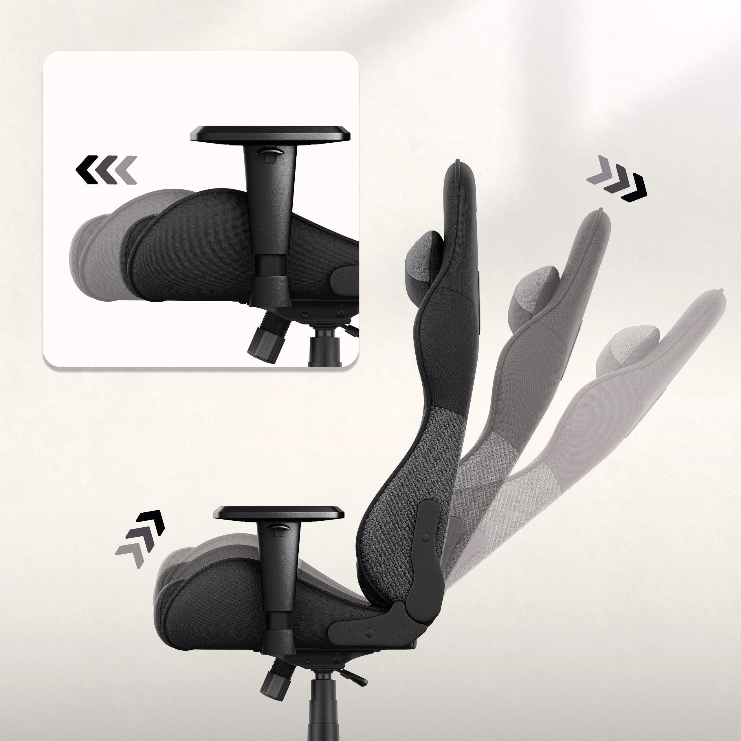 Gaming-Stuhl mit SideRest-Technologie