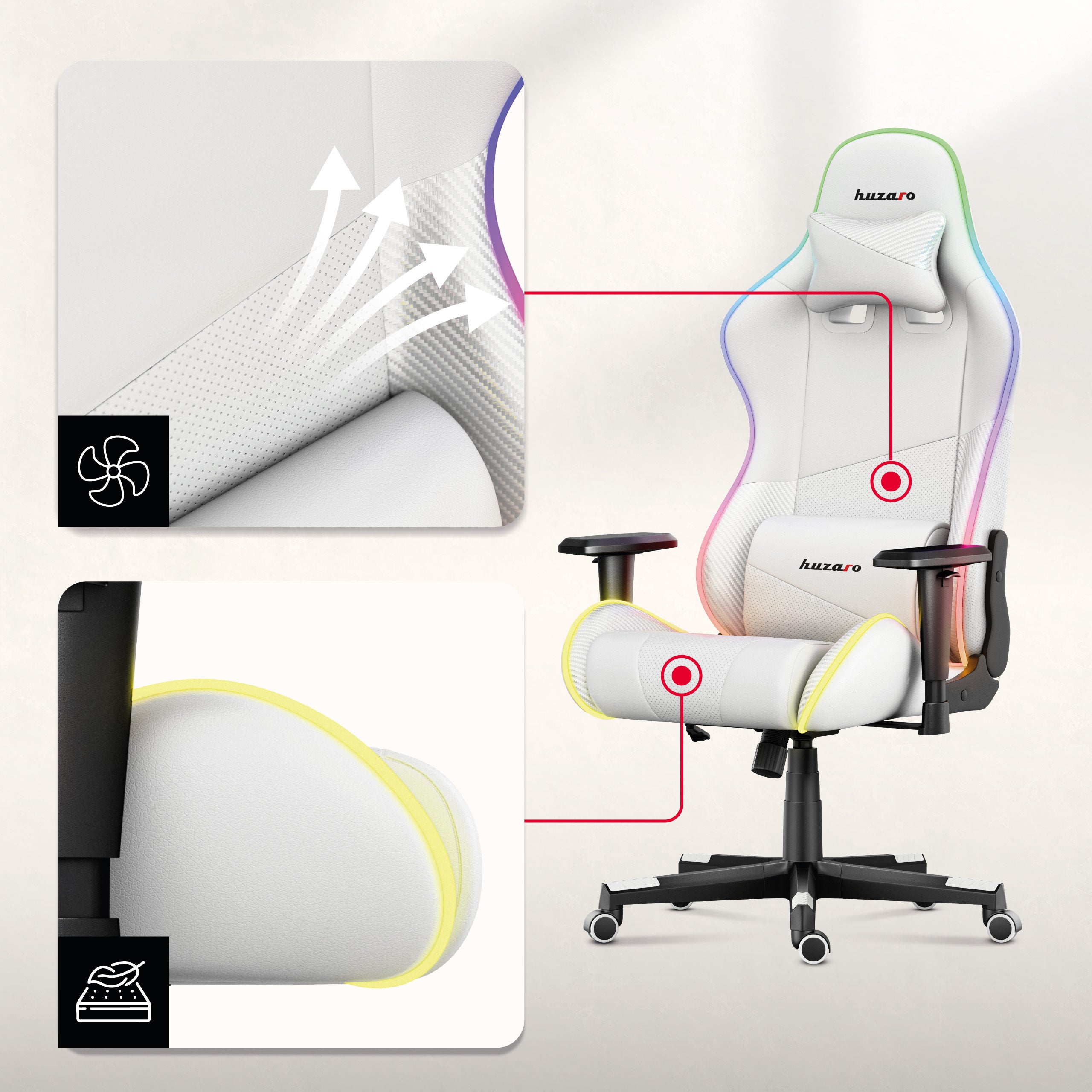 Material Gaming Stühle mit AIR Technologie