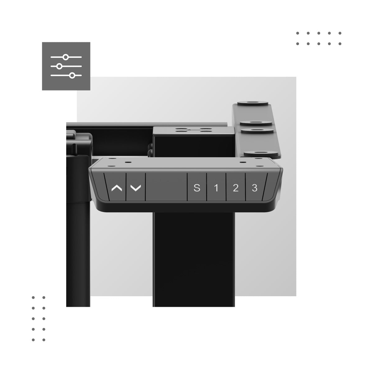 Bedienfeld mit Einstellungsspeicher