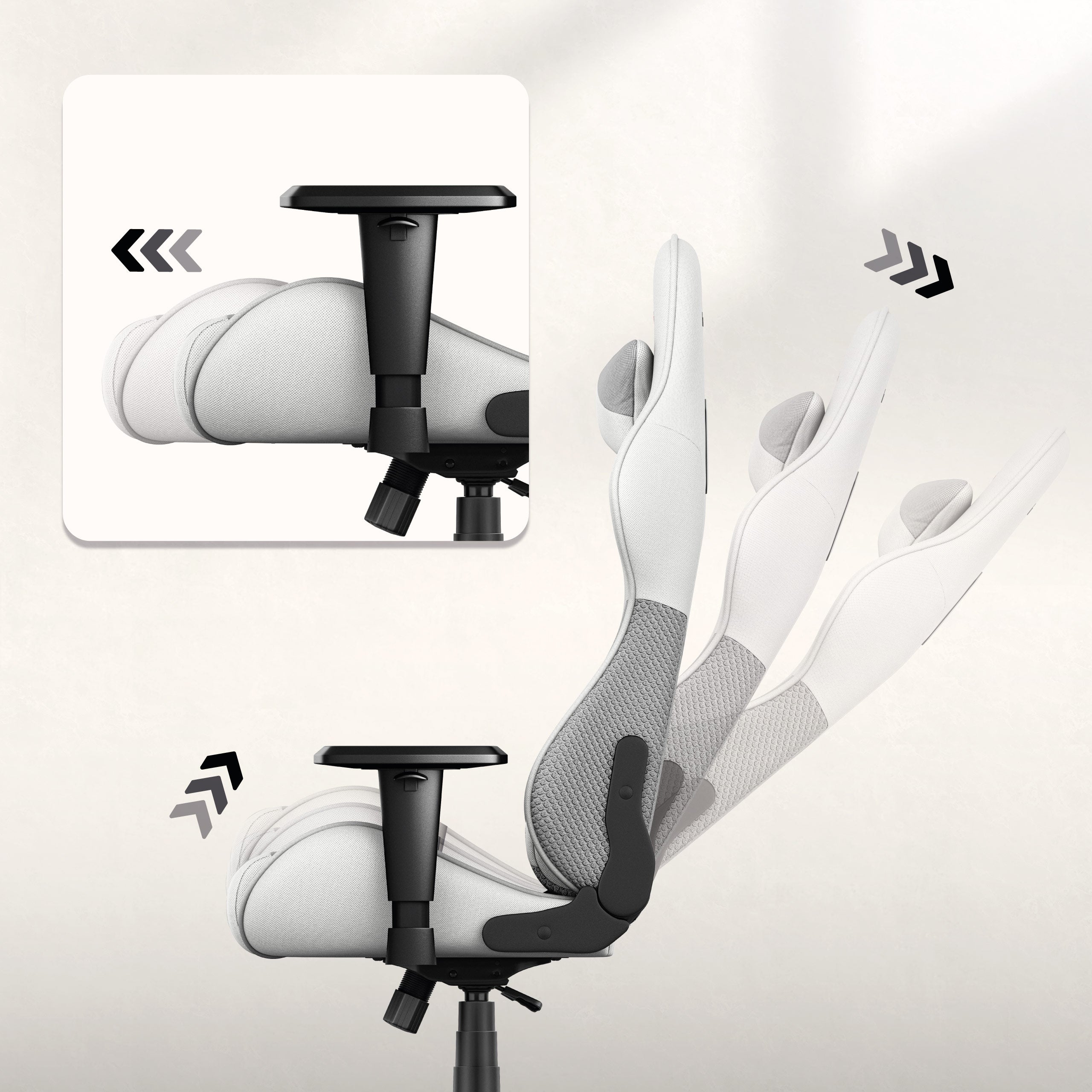 Gaming-Stuhl mit SideRest-Technologie