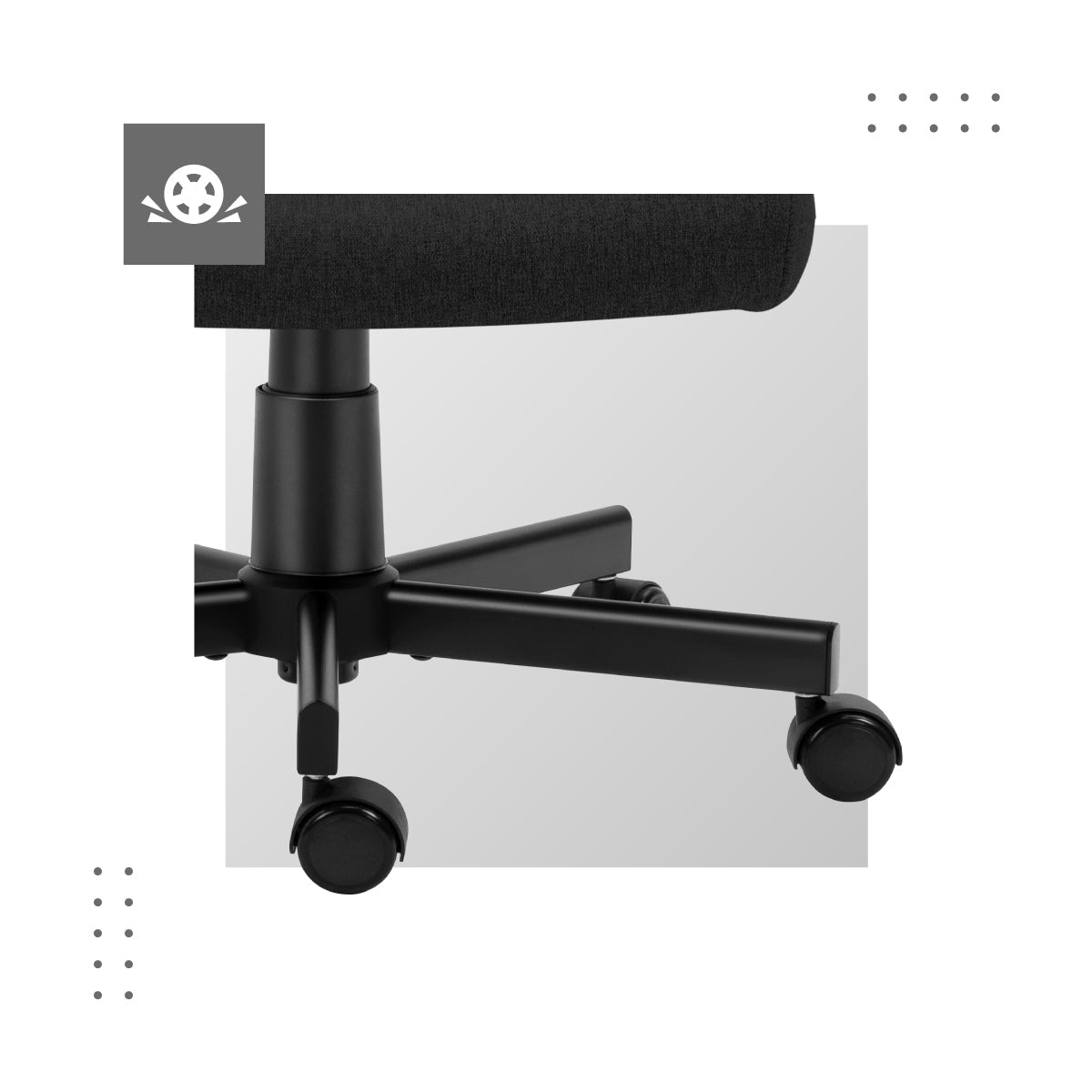 Räder, die den Boden nicht ziehen