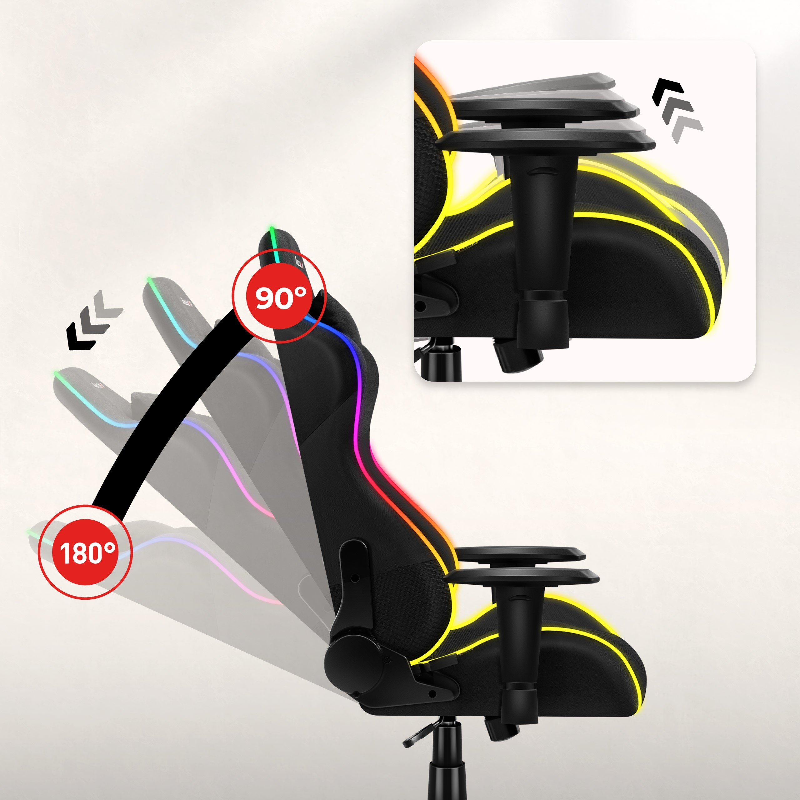 Rückenlehnen-Neigungsfunktion