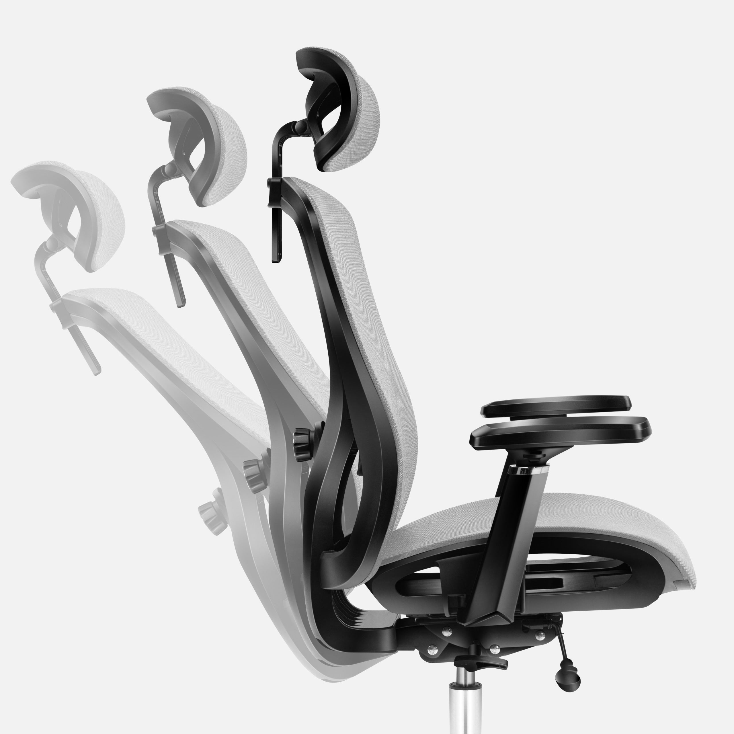 Schräge Rückenlehne