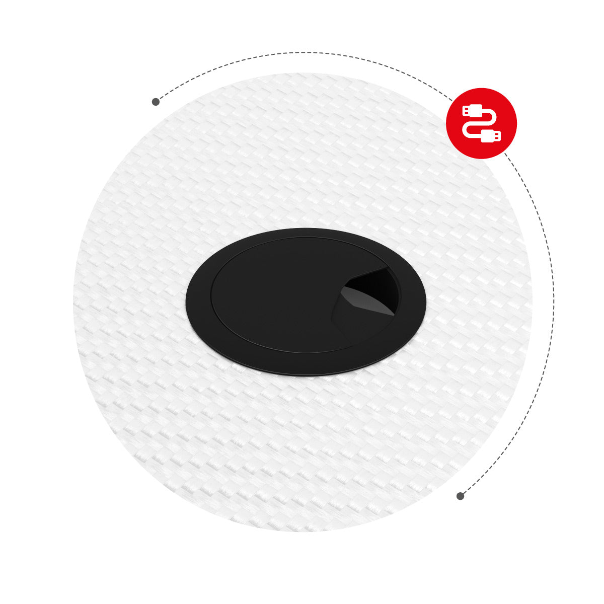 ZWEI EINLÄSSE FÜR DRÄHTE