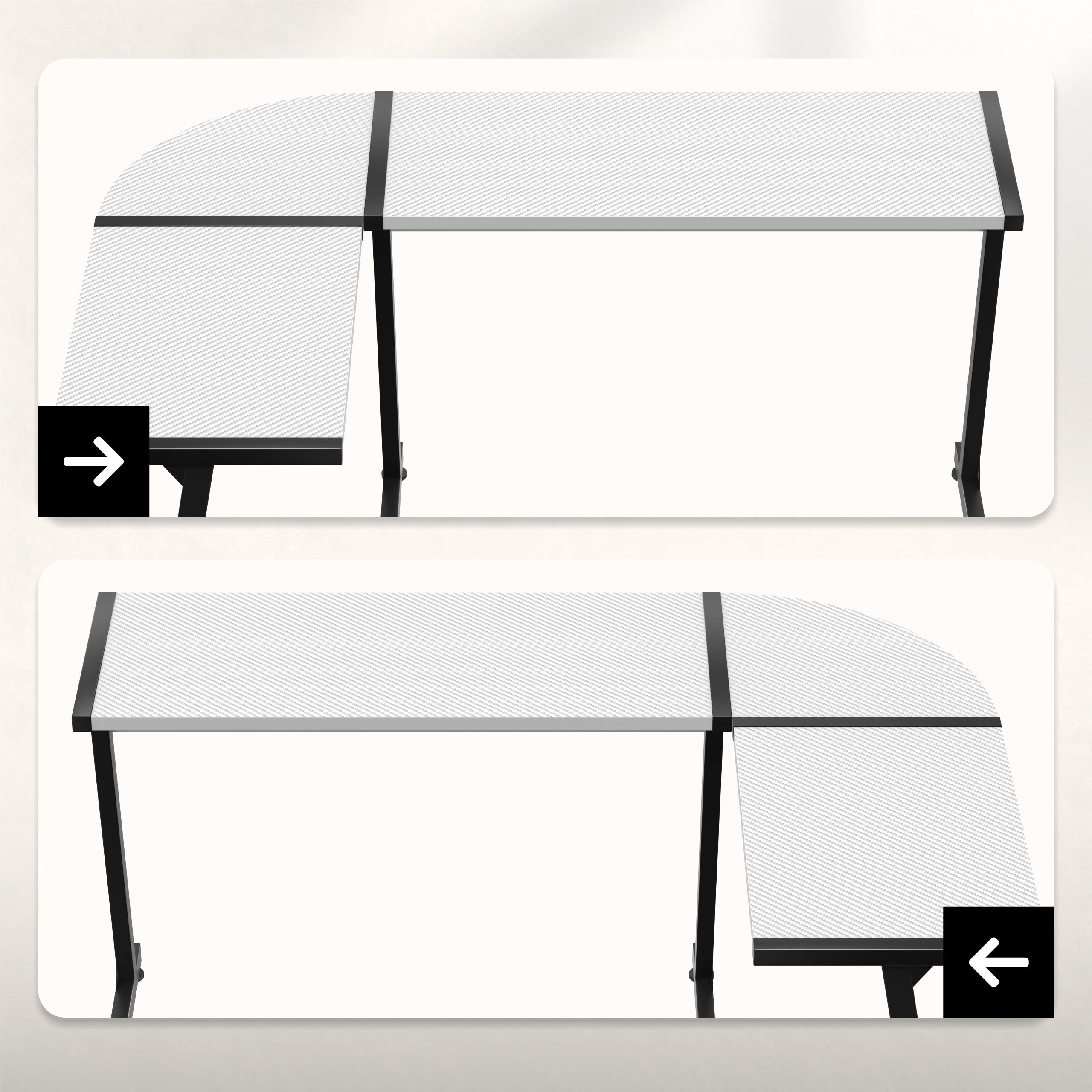 Zwei Montageoptionen