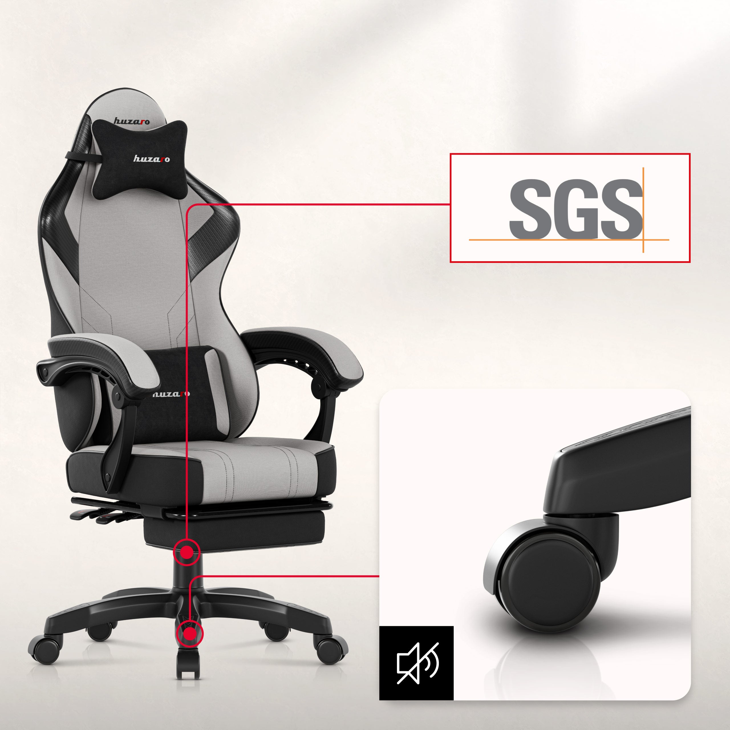 Polyurethan-Gummi-Räder 50 mm