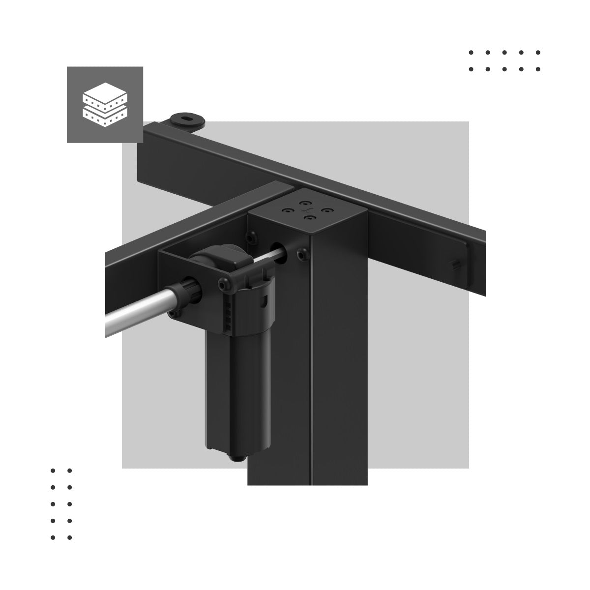 Beine mit zweisäuliger Struktur