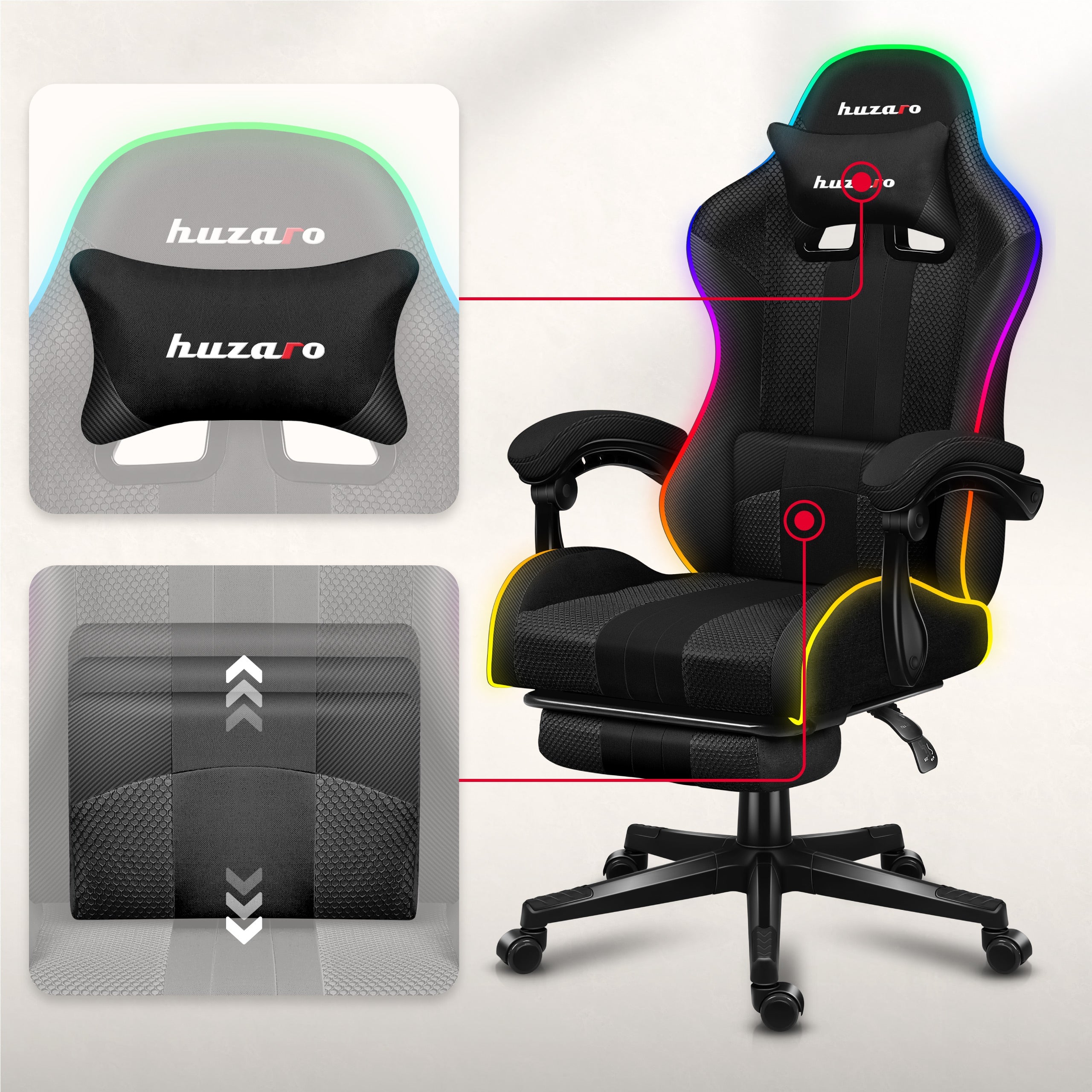 Nackenkissen und Lendenkissen