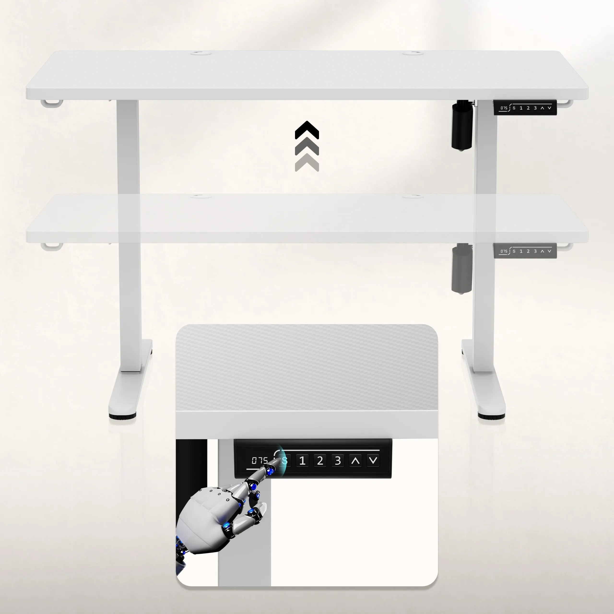 ErgoHub Flex Bedienfeld mit Einstellspeicher