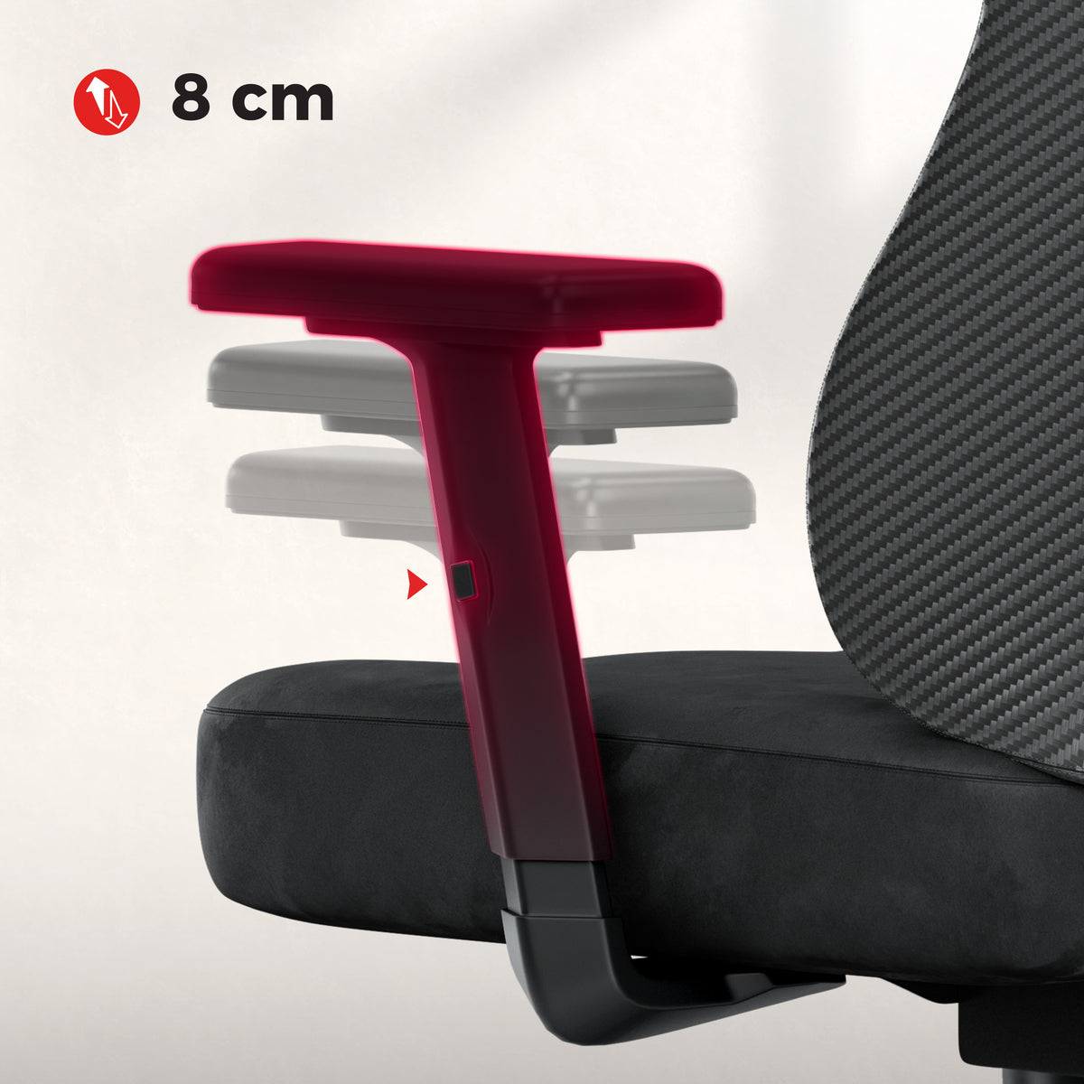 Gaming-Stuhl für Teenager Huzaro Ranger 5.7 Carbon Black