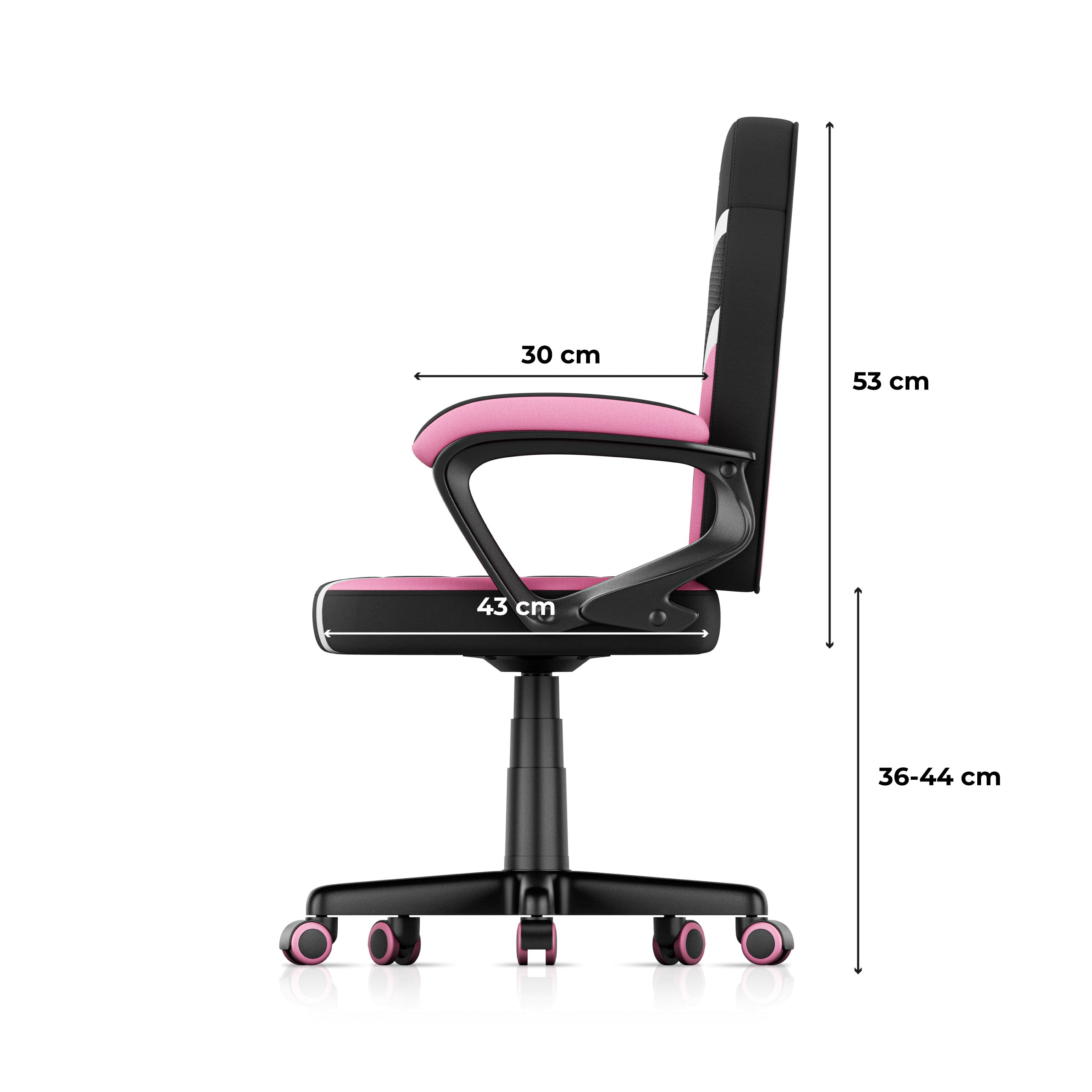 HUZARO RANGER 1.0 Rosa Mesh Gaming-Stuhl für Kinder