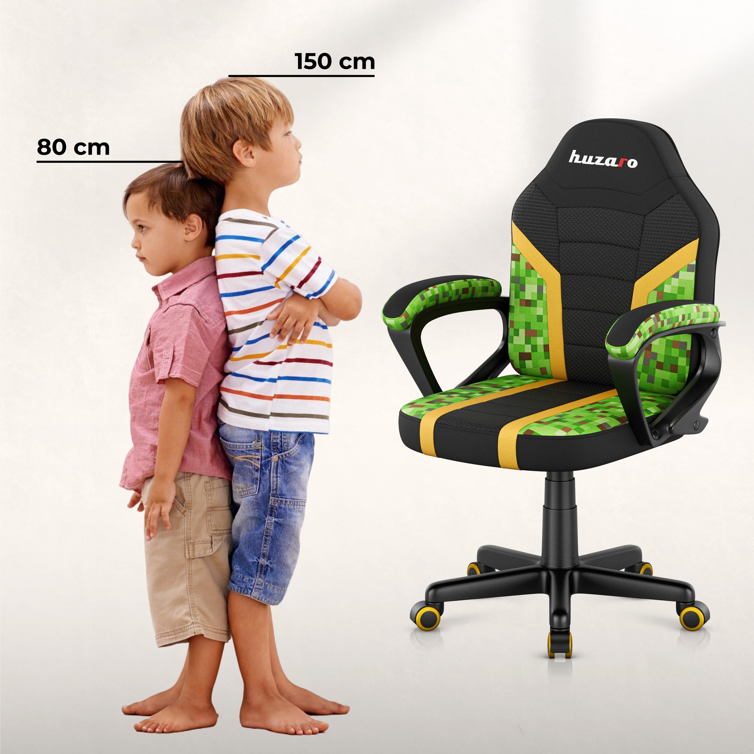 HUZARO RANGER 1.0 Pixel Mesh Gaming-Stuhl für Kinder