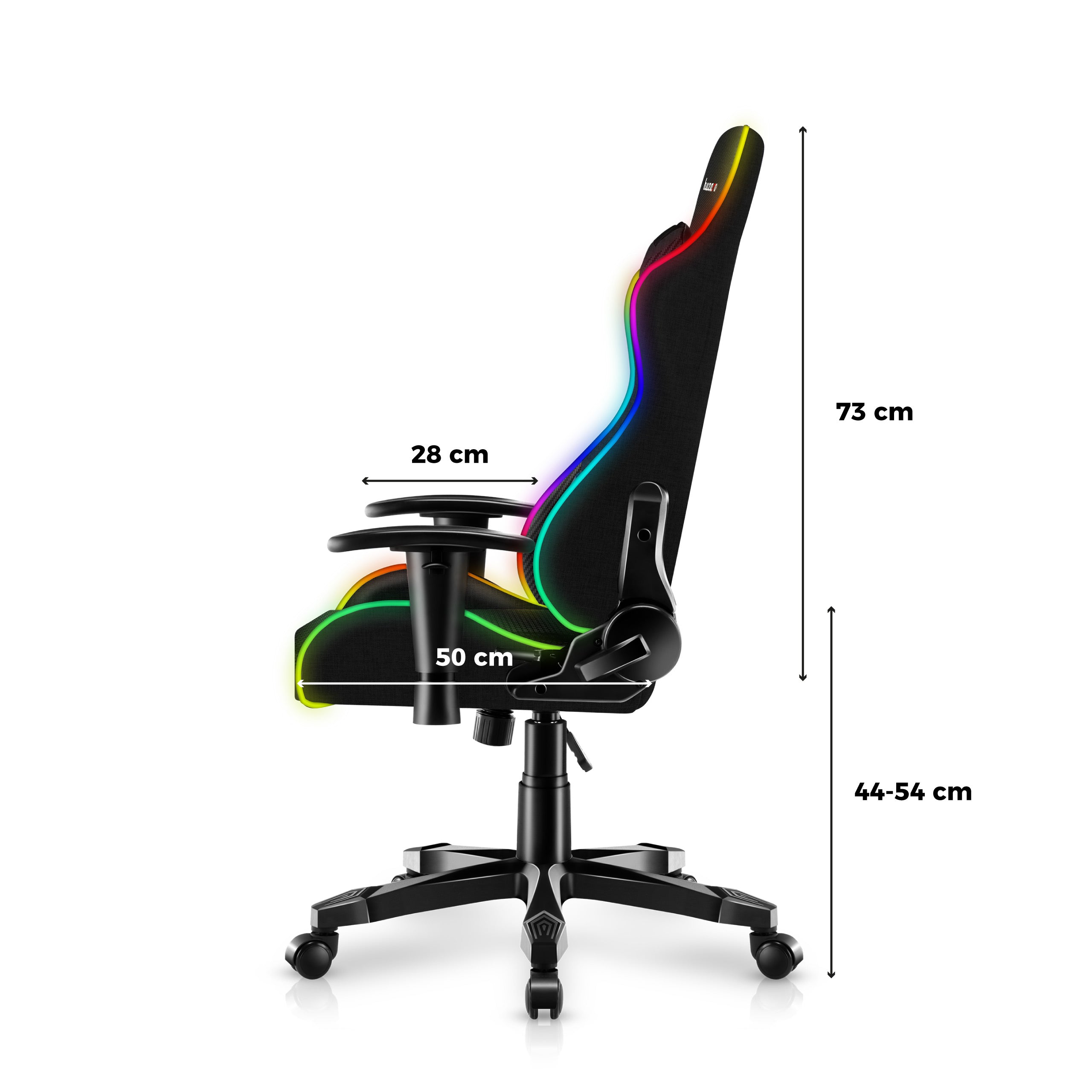 HUZARO RANGER 6.0 RGB LED Mesh Gaming-Stuhl für Kinder