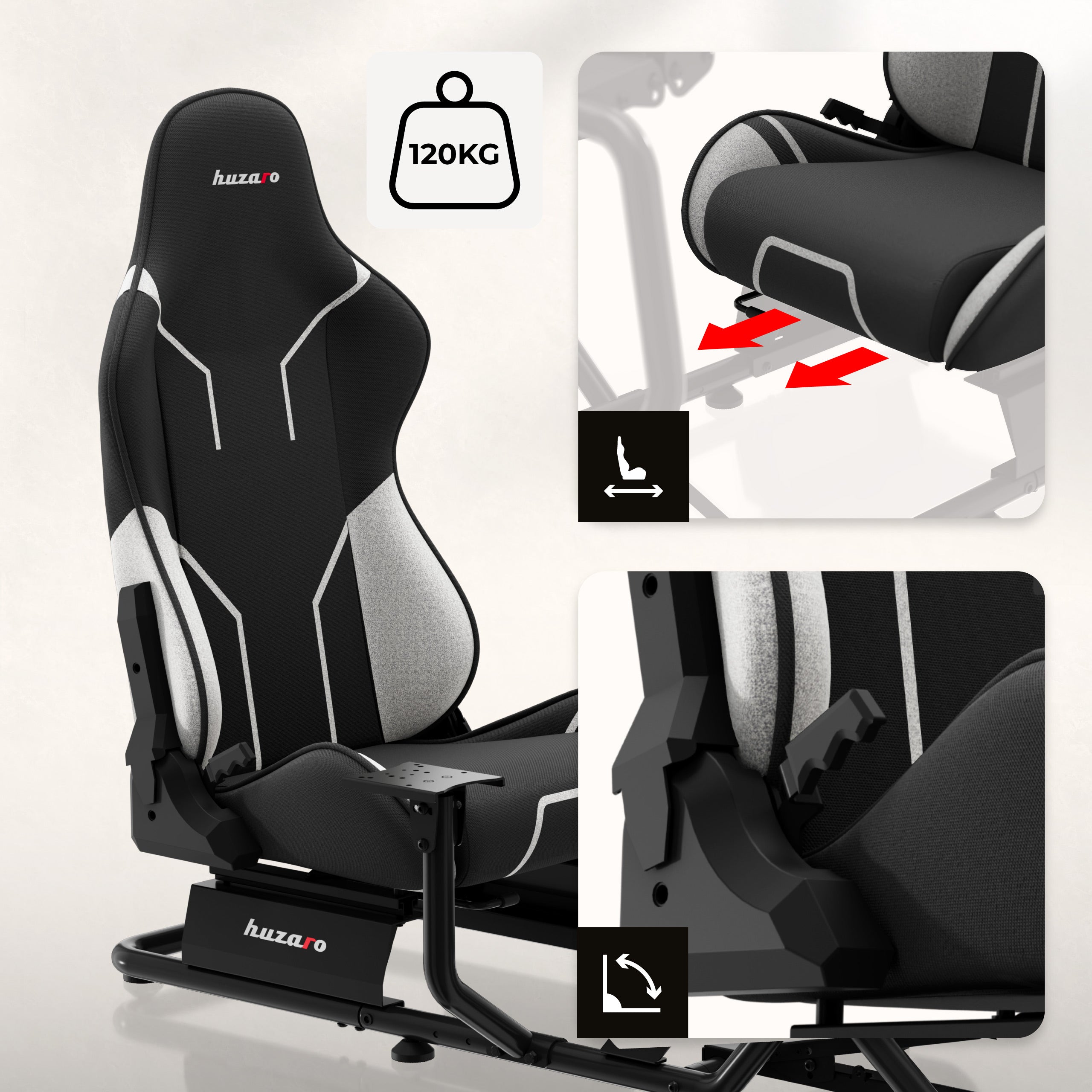 Verstellbarer, ergonomischer Stuhl