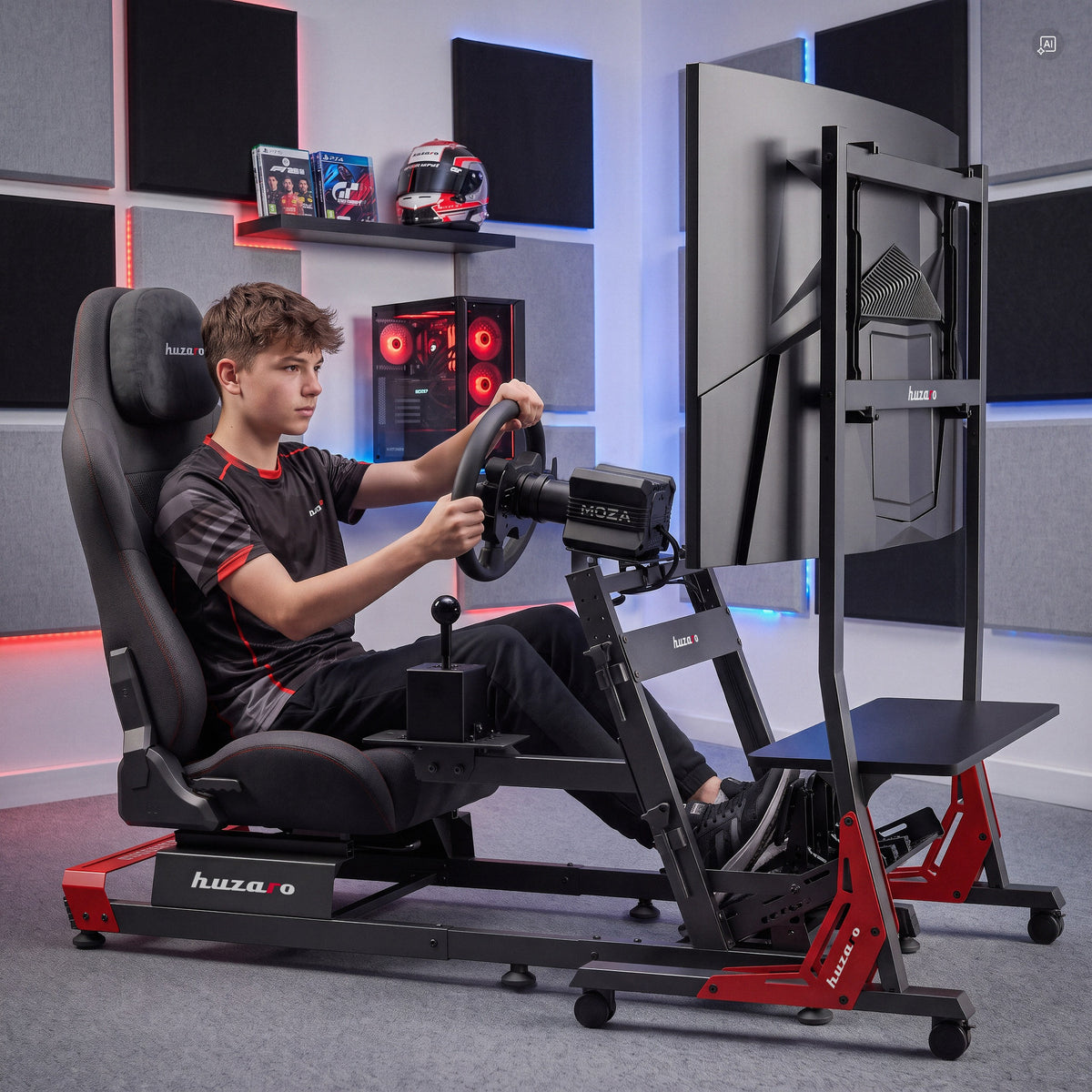 TV-Ständer mit Ablage Huzaro Speed 9.2