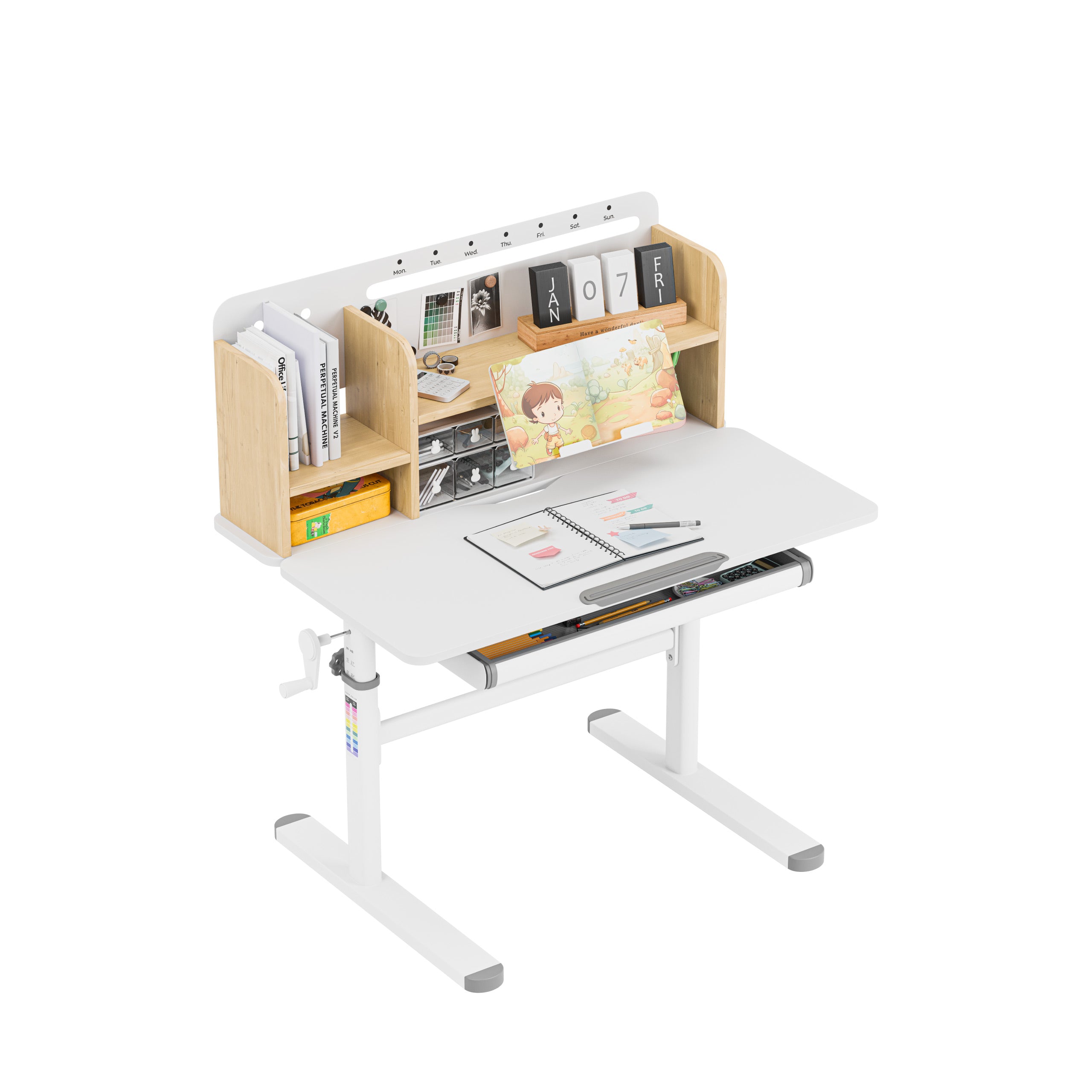 Ergonomischer Kinderschreibtisch Mark Adler Study 5.0 Wood 90 cm