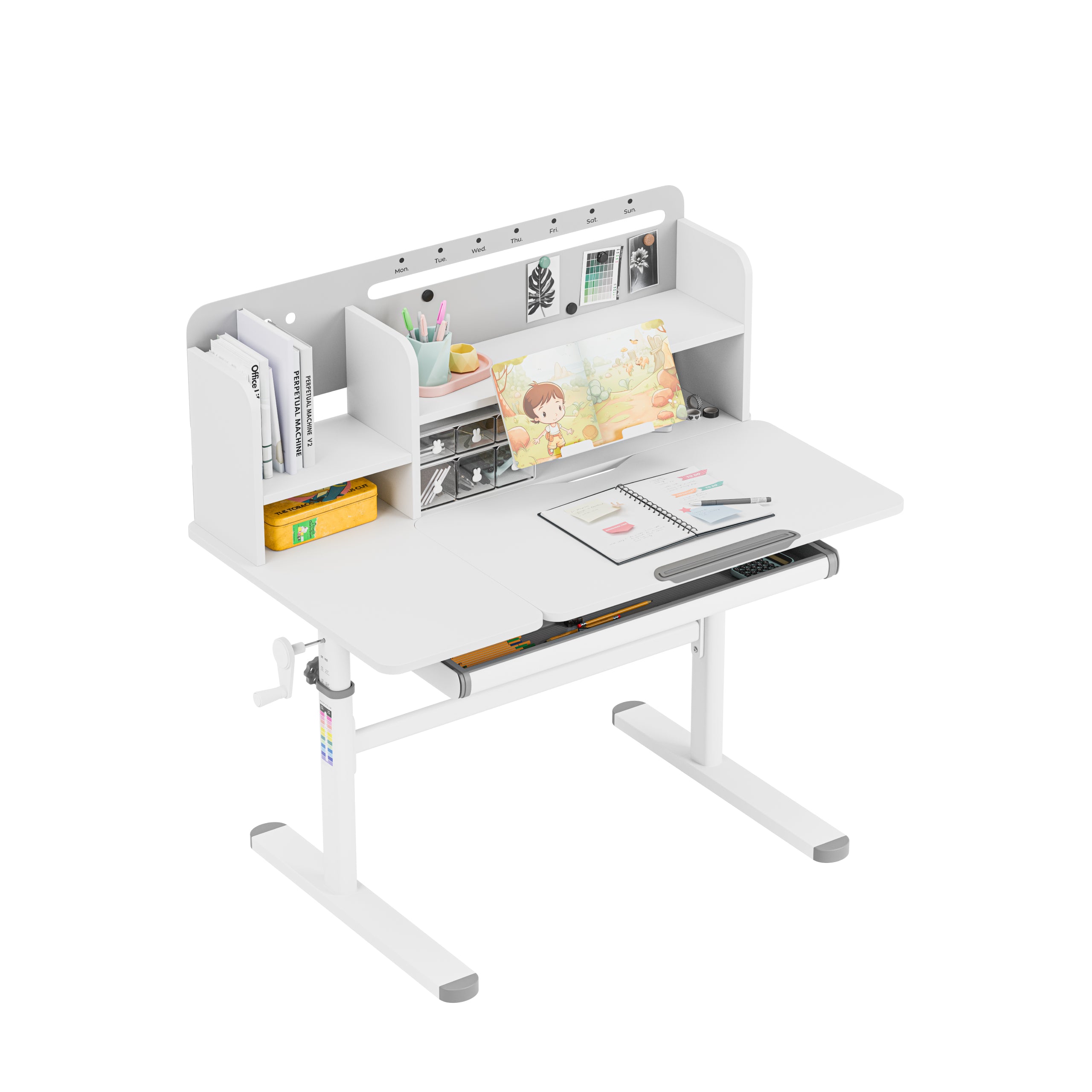 Kinderschreibtisch Mark Adler Study 5.7 Grey 100 cm
