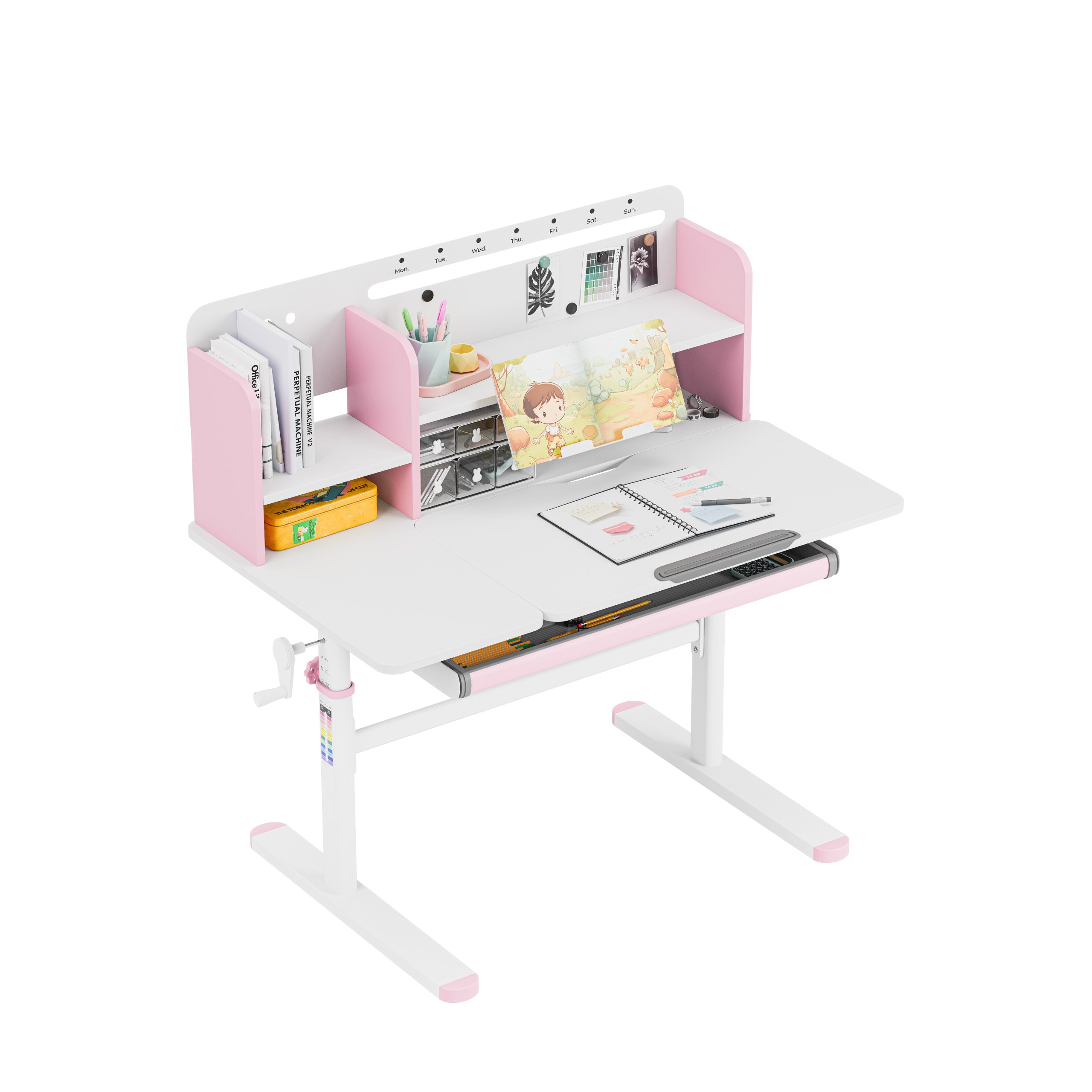Kinderschreibtisch Mark Adler Study 5.7 Pink 100 cm