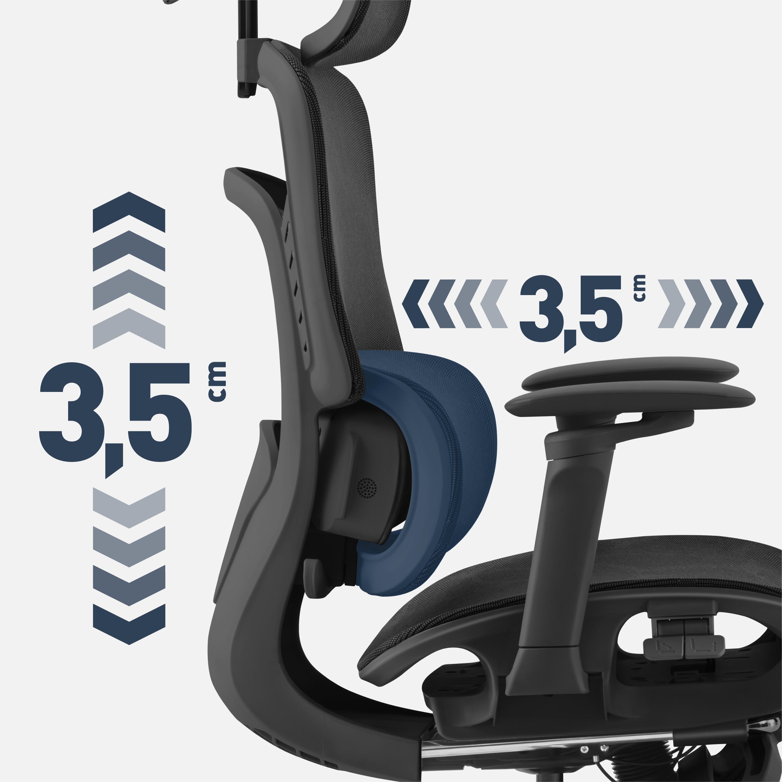 Bürostuhl mit Massage Mark Adler Visioner 8.3 Black
