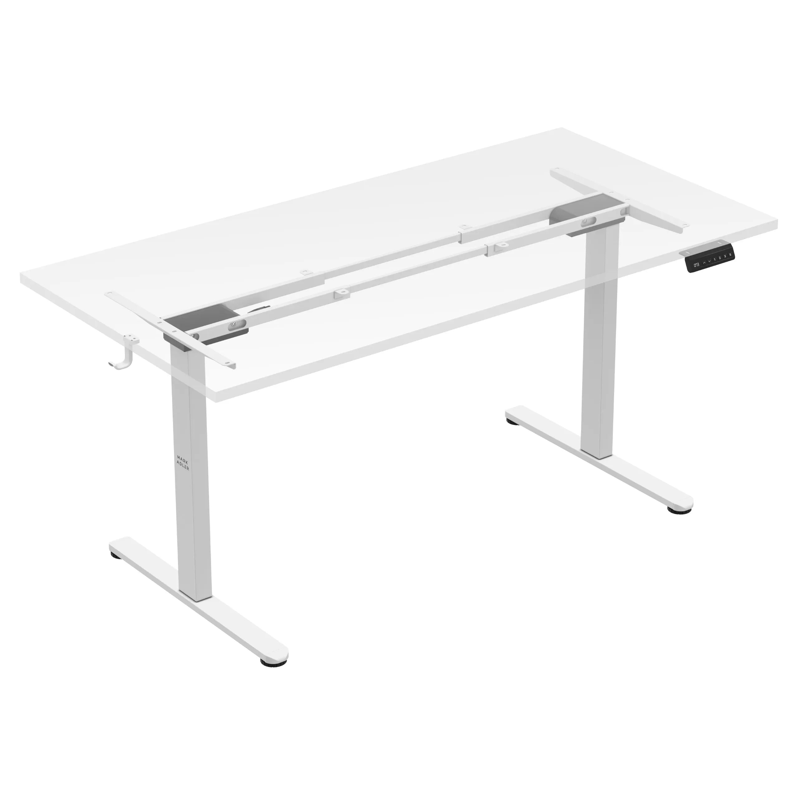 Mark Adler Xeno 4.5 Elektrischer Schreibtischrahmen mit zwei Motoren, Weiß 
